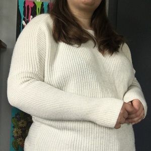 White Knit Sweater